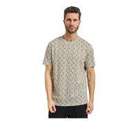 Armani Exchange - T-shirt en coton coupe regular - Homme - Tops - Multicolore - Taille: S