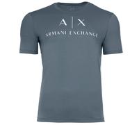 ARMANI EXCHANGE T-Shirt gris / blanc, Taille S