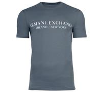 ARMANI EXCHANGE T-Shirt gris / blanc, Taille XXL