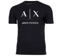 Armani Exchange T-Shirt Homme Col Rond Manches Courtes Imprimé Logo Coton 30°