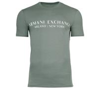 ARMANI EXCHANGE T-Shirt kaki / blanc, Taille XXL