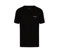 Armani Exchange - T-shirt noir avec mini logo - Homme - Tops - Noir - Taille: S