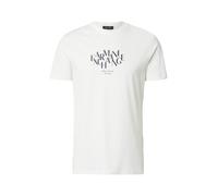 ARMANI EXCHANGE T-Shirt noir / blanc cassé, Taille L