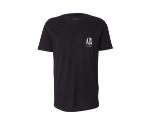 ARMANI EXCHANGE T-Shirt noir / blanc, Taille L