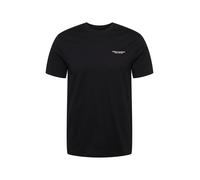 AX Armani Exchange Short Sleeve Micro Milano/NY Logo T-Shirt, Noir, XXL Homme