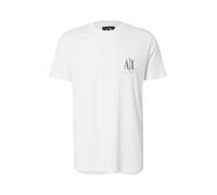ARMANI EXCHANGE T-Shirt taupe / blanc, Taille M
