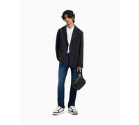 Armani Exchange The Boat, Label, Patch Logo Lettering Jeans Homme, Bleu Denim, 38