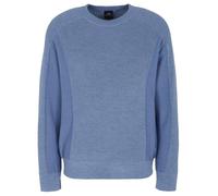 Armani Exchange The Grid, Sustainable, Ribs and Reverse Jersey Stitch Pull Sweater, Gris, M Homme