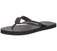 Armani Exchange Tongs Diapositives Noires