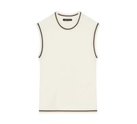 Armani Exchange - Top tricoté en tissu technique - Femme - Pulls - Beige - Taille: 36 FR