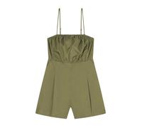 Armani Exchange - Tuta in Twill di Cotone Utility Chic - Femme - Combinaisons et Ensembles - Vert - Taille: 36 FR