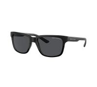 Armani Exchange Unisex Sunglass AX4026S - Couleur du Monture: Noir mat & brillant, Couleur de Lentille: Gris
