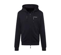 ARMANI EXCHANGE Veste de survêtement bleu nuit / blanc, Taille XL