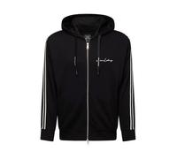 ARMANI EXCHANGE Veste de survêtement noir / blanc, Taille XS