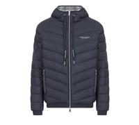 Armani Exchange - Veste Doudoune Bleue à Capuche - Homme - Vestes - Bleu - Taille: XL