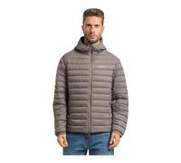 Armani Exchange - Veste grise en duvet avec col haut - Homme - Vestes - Gris - Taille: L