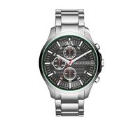 Armani Exchange Ax2163 46mm 5atm Quartz Analogical Watch Argenté Homme
