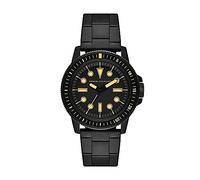 Montre Hommes Armani Exchange Quartz Analogique Bracelet Acier inoxydable Noir AX1855
