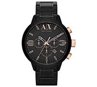 Armani Exchange Watch For Men, Quartz Chronograph movement and 49mm Case Size with Stainless steel strap