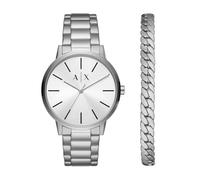 Armani Exchange Watch For Men, Quartz Three hand movement and 42 mm Case Size with Stainless steel strap