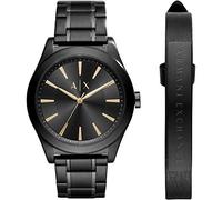 Armani Exchange Watch For Men, Quartz Three hand movement and 44mm Case Size with Stainless steel strap