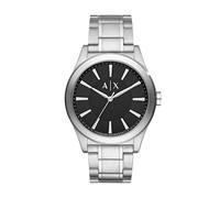 Armani Exchange Watch For Men, Quartz Three hand movement and 44mm Case Size with Stainless steel strap