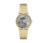Armani Exchange Watch for Women, Quartz Multifunctional Movement and 36mm Case Size with Stainless Steel Or Leather Strap