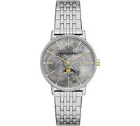 Armani Exchange Watch for Women, Quartz Multifunctional Movement and 36mm Case Size with Stainless Steel Or Leather Strap