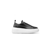Armani Exchange Baskets en Cuir Solide Noir