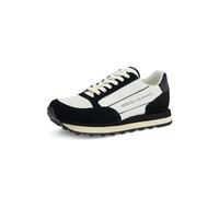 Armani Exchange XUX083 Homme Basket, Off White Black, 45 EU