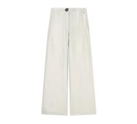 Armani Exchange - Xw001982 Wide Pantalons - Femme - Pantalons - Blanc - Taille: 36 FR