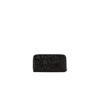 Armani ExchangeWristlet Round ZipfemmeSacs menotteNoir (Nero - Black)3x19x10.5 Centimeters (B x H x T)