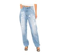 Armani Jeans - Jean Déchiré Coupe Droite - Femme - Jeans - Bleu - Taille: W27