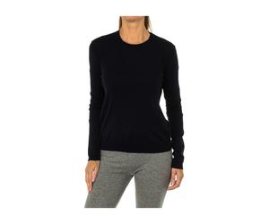 Armani Jeans - Maillot à Manches Longues Bleu Marine Design Classique - Femme - Pulls - Bleu - Taille: 36 FR