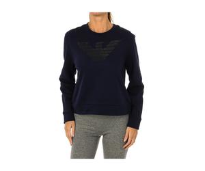 Armani Jeans - Maillot blanc à manches longues - Femme - Sweatshirts et sweats à capuche - Bleu - Taille: 44 FR