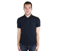 Armani Jeans Navy Blue/Yellow Homme Polo Shirt