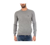 Armani Jeans - Pull Douillet en Tricot - Homme - Pulls - Gris - Taille: XS