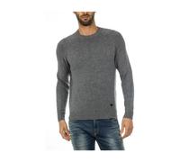 Armani Jeans - Pull Tricot Confortable - Homme - Pulls - Gris - Taille: 2XL