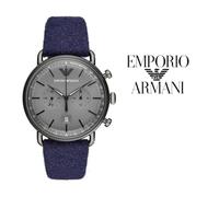 Armani Men's Aviator Grey Dial Watch - AR11144