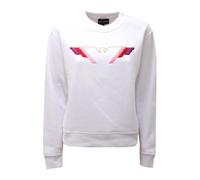 Armani - SweaT-shirt en Coton Blanc avec Modèle 6H2M7U - Femme - Sweatshirts et sweats à capuche - Blanc - Taille: 36 FR
