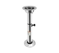 Armanyya Colonne de table réglable en hauteur en aluminium pour camping-car, capacité de charge de 25 kg, réglable, démontable, pour cuisine, camping-car, argent, 22-72 cm
