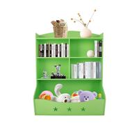 Armanyya Organisateur de rangement pour enfants - Livre - Armoire de rangement pour jouets - Organisation de la maison - Bibliothèque - Solution de rangement pour chambre d'enfant - 3 niveaux - Charge