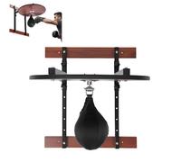 Armanyya Speed Bag Platform Kit de plate-forme professionnelle réglable en hauteur avec sac de vitesse et plaques de fixation, rotation à 360°, capacité de charge 100 kg, pour la maison et la salle de