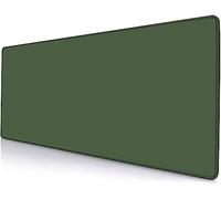 Armanza Grand tapis de souris de jeu XL étendu avec base en caoutchouc antidérapant, pour le travail, les jeux, le bureau, la maison, 80 x 30 cm, vert olive