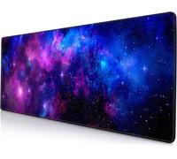 Armanza Grand tapis de souris de jeu xL étendu, base en caoutchouc antidérapant, tapis de souris de bureau pour travail, jeux, bureau, maison, galaxie violette (80 x 30 cm)