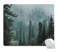 Armanza Mouse Pad Mist Mist Forest Mouse Pavaris de souris carree lavable Mouspade de gamis pour le bureau de jeu Poussinets de souris de souris