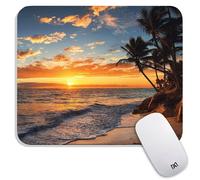 Armanza Square Mouse Pad Beach Sunset Sunset personnalise Personnalise Mat de souris personnalise Design Mousepad Lycra Tissu Lycra Tabille de so