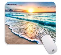 Armanza Square Mouse Pad Beach Sunset Sunset personnalise Personnalise Mat de souris personnalise Design Mousepad Lycra Tissu Lycra Tabille de so
