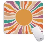 Armanza Square Mouse Pad Retro Sun personnalise Personnalise Mat de souris personnalise Mat de souris Mat de souris Mousepad Lycra Tissu de souri