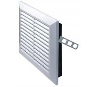 Armar Trading LTD Grille d'aération blanche 170 mm x 170 mm avec moustiquaire/grille de ventilation murale 17,8 cm T40